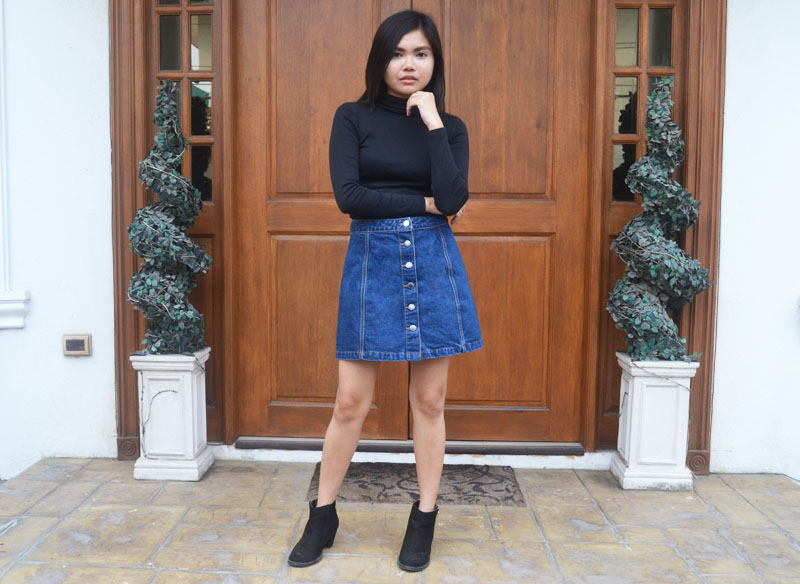 That 70s Style: A-line Denim Skirts - I Am Alexa│London Fashion ...
